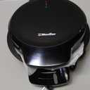 Mueller Heart 5 Waffle Maker, Waffle Iron, Adjustable Browning Control & Nonstick, Cool Touch Handle, Easy to Clean, Small Kitchen Appliances