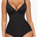 FeelinGirl Shapewear Bodysuits for Women Tummy Control Body Suits Deep V Neck Corset Body Shaper Tops XXL