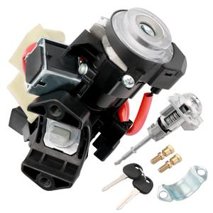 Ignition Switch Lock Cylinder Assembly with Left Door Lock, Compatible with 2017-2020 Hyundai Elantra, Replaces# 81905-F2230