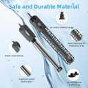 FREESEA Aquarium Heater for Fish Tank: 100W/200W/300W/500W Submersible Fish Tank Heater with Over-Temperature and Off-Water Protection for 75-120 Gallon Saltwater and Freshwater