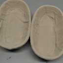 Bread Proofing Baskets Set of 2 10 inch Oval Shaped Dough Proofing Bowls w/Liners Perfect for Professional & Home Sourdough Bread Baking