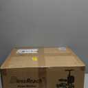 Economy Knee Scooter Steerable Knee Walker for Foot Injuries Compact Crutches with Dual Rear on-Wheel Brake and Shock Absorption Under The Knee pad (Blue)