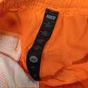 MIER Men's Quick Dry Running Shorts with Zipper Pocket Elastic Waist Athletic Workout Exercise Shorts, 5 Inch, Orange, X-Small