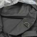 Golf Travel Bags for Airlines with Adjustable Support Rod and Detachable Shoulder Straps, Hard case Top Soft Foldable Golf Club Travel Covers (Black)