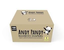 Andy Pandy Bamboo Diapers, size small 108 count