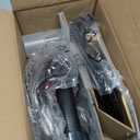 OMAIGA Cordless Iron for Clothes, 1500W Steam Iron Rapid Heating, Ceramic Soleplate, Auto Shut Off, Self-Clean, Anti-Calc, 3 Temperature Settings, 11.84oz Water Tank Ironing Clothes for Home, Black