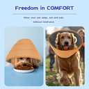 Soft Dog Cone Collar After Surgery Alternative for Dogs to Stop Licking, Comfy Collars for Large/Medium/Small Pet, Adjustable Elizabethan Neuter Recovery E Cones of Shame Neck & Head Ecollars (XL (Fit 70-130 lb Dog))