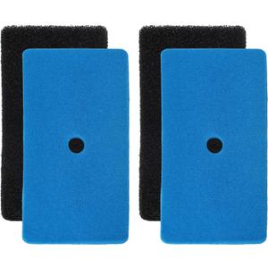BOXOB 2 Sets Replacement Pond Filter Pads, Coarse and Fine Pond Sponge Pads Compatible with 52231 and 52229 Filter Box Media Material for Outdoor Ponds Aquarium & Fountain Accessories