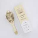 Boar Bristle Hair Brush -boar bristles + nylon pins Smoothes & Detangles All Hair Types, Hairbrush for Women, Men & Kids, Distributes Oils for Natural Shine & Stimulates Scalp