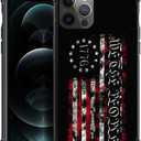DAIZAG Compatible with iPhone 13 Pro Max Case,All-Round Protection Shockproof Anti-Scratches TPU Cover,Cases for Man Woman-Classic American Flag 1776 we The People