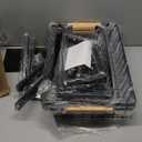 Kitstorack Under Sink Organizer, 2 Tier Under the Sink Storage, Slide out Pull out Cabinet Organizer Shelf, Metal Sliding Drawer for Kitchen Bathroom Pantry Closet Organization Rack, Black, 2 Pack