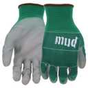 MUD Smart, Polyurethane Coating, Abrasion Resistance, Breathable, Touchscreen Compatible, Cucumber, M, 2 Pack
