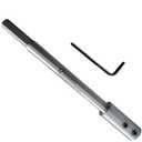 10" Forstner Drill Bit Extension Kit, 3/8" Round Shank Extension Rod, Adds 8.74" Drilling Depth for Woodworking Furniture & Wood Drilling