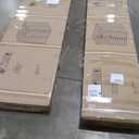 6x6 FT Oudoor Storage Shed, Plastic Garden Shed with Floor, Resin Storage Shed with Window, Waterproof Outside Tool Shed with Lockable Hinged Door & Air Vent for Backyard, Patio, Lawn, Gray