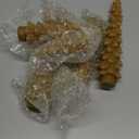 4 Pcs Christmas Tree Shaped Taper Candles 10 Inch Unscented Tree Candle Decorative Christmas Candles Gift for Xmas Kwanzaa Festival Celebration Party Room House Decor