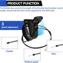 746P06891 746-06891 51" Throttle Cable Compatible with ZT1-42 ZT1-46 ZT1-50 ZT1-54 ZTS1-42 ZTS1-46 ZTS1-50 ZTS2-50 ZTS2-54 ZTS2-60 KH FAB Lawn Mover Engine, with Socket Wrench Easy to Install