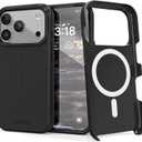 Crave Compatible with iPhone 17 Pro Case, [Compatible with MagSafe] Shockproof Protection Dual Layer Case for Apple iPhone 17 Pro (6.3 inch) - Black