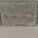 Dog Bed with Rails - Elevated Pet Metal Bed Frame with Solid Wood Board and Washable Soft Mat for Medium Dog Indoor or Outdoor Use, 25.2" x 37.8", White