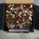 LEOGOR Wooden Puzzles for Adults  500 Piece, 21.1 x 17.7 in Extra-Thick 5mm Wood Puzzles Adult, Bird-Shaped XL Mosaic Jigsaw, Glorious Hummingbird, Unique Hand-Drawn Pieces