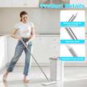 JOYMOOP Replacing Mop Handle,Replacing Flat Mop,Stainless Steel Mop Handle Rods