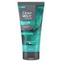 DOVE MEN + CARE Body and Face Scrub Eucalyptus Deeply Exfoliates for Hydrated & Nourished Skin 100% Gentle Cleanser, No Sulfate Cleansers or Parabens 9 oz