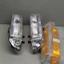 Headlights Assembly compatible with1998-2004 Chevy S10,1998-2005 Chevy Blazer Headlamp w/Bumper Lights 4Pcs, Factory Style