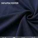 VEBOON Polo Shirts for Men Short Sleeve Athletic Performance Classic Regular Fit Golf Shirts (Blue, L)