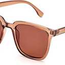 Yolezi Polarized Sunglasses (Dark Brown)