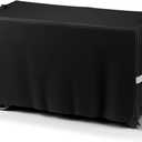 Prep Table Cover, Outdoor Dining Cart Cover, 53 Inch Waterproof Grill Cart Table Cover for Royal Gourmet, Keter Unity XL, Food Prep Table, 600D Oxford, Anti-UV, 53''Lx26''Wx28''H, black