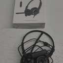 EH05-U Wired USB Headset with Noise Cancelling Microphone for PC Laptop - Headphones with In-Line Control, Lightweight, Enhanced Sound & MIC Mute (Black)