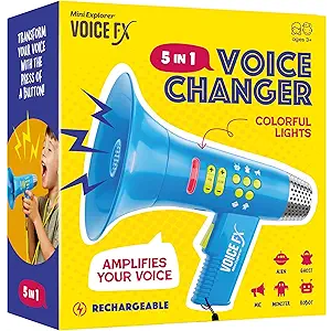 Mini Explorer Voice Changer for Kids - Gifts for Kids - Voice Changing Device for Boys & Girls Ages 3-8+ Olds Birthday Gifts for 3, 4, 5, 7, 8 Year Old Boy - Toys Gift Ideas for Kid, Toddler