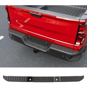 Rear Bumper Step Pad Compatible with 2019-2025 Chevy Silverado GMC Sierra 1500 20-25 2500HD 3500HD Rear Door Entry Guard Replacement for 2019-2025 Chevy Silverado Accessories