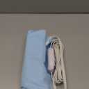 Sunbeam Standard Size Heating Pad, 12"x 15", For Back, Neck, Shoulder, and Period Cramp Pain Relief, 3 Heat Settings, Compact Storage Solution, Auto Shut-Off, Machine-Washable, Gifts For Mom & Wife, FSA/HSA Eligible, Grey (Large, Light Blue)