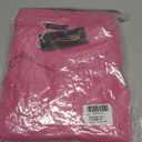 OFEEFAN Women's Sweatshirts V Neck Oversized Long Sleeve Pockets Top Size M