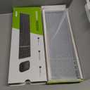 seenda Bluetooth Keyboard and Mouse Combo for Mac, SKM64-2 Rechargeable Slim Wireless Keyboard Mouse Compact, 3 Multi-Device Connection, Compatible for Mac, MacBook Pro/Air, iPad, Black Gray