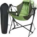 Wise Owl Outfitters Ultimate Comfort Camping Hammock Chair - Adjustable Height, Backrest, and Padded Seat - Perfect for Short & Tall Adventurers - Green