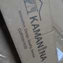 KAMANINA 1 Inch Curtain Rod 36-72 Inch, Antique Silver Single Drapery Rods