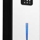 Dehumidifier, 1000 sq.ft Quiet Dehumidifiers for Home Bedroom Bathroom Basement with 95oz Water Tank, Sleep Mode, Auto Shut-Off 7 Colors LED Light, White