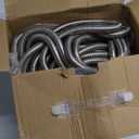 Bionic Steel PRO 100 Ft Garden Hose with Nozzle, Premium 304 Stainless Steel Metal Water Hose 100Ft Flexible Hose, Rust Proof, Lightweight, Heavy Duty, Crush Resistant Fittings, 500 PSI, 2025 Model