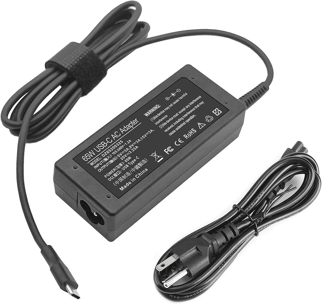 65w USB C Chromebook Charger for Lenovo,Hp,Dell, Acer, Asus, Samsung, Universal USB C Laptop Charger for Hp Chromebook X360/Spectre X360 Compatible with Lenovo Thinkpad Type C Power Cord