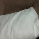 leegleri 6 pk 6ft Ivory Tulle Tablecloth for Rectangle Tables, 2-in-1 Cream Table Covers with Tulle Skirt,Wrinkle Free Stretchy Ruffle Tulle Table Cloths Fitted for Wedding Party Banquet Vendor