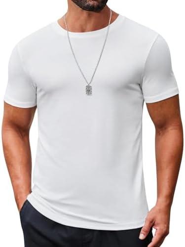 COOFANDY Men's T Shirt Short Sleeve Crew Neck T-Shirts Casual Summer Classic Basic Tees  S Size