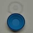 Goodful Silicone Popcorn Popper, Collapsible Hot Air Microwavable Popcorn Maker, Bowl Made without BPA, Blue (3 Quart)