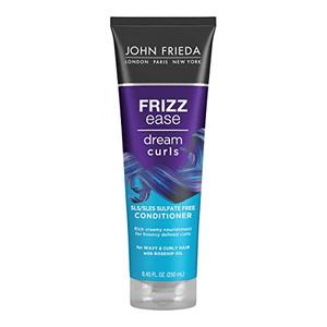 John Frieda Anti Frizz, Frizz Ease Dream Curls Curly Hair Conditioner, SLS/SLES Sulfate-Free, for Natural Curly Hair, 8.45 Fl Oz