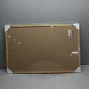 U Brands Cork Bulletin Board, 36" x 24" Inches, Light Birch Wood Frame