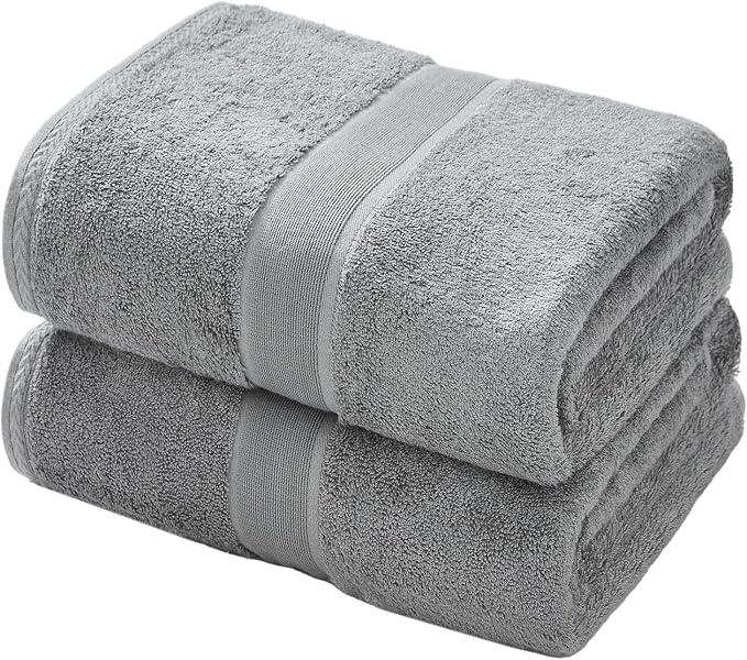 Brand Avitera SE Towels, Pack of 7, Grey, Mixed sizes, Large and Small
