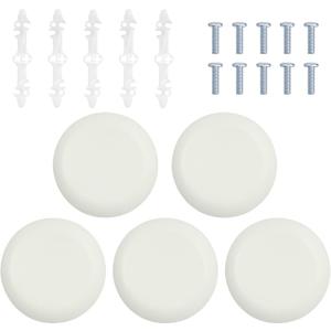 5PCS CP3540 Ceiling Cover Plate for 3-1/2 and 4 Inch Octagonal Electrical Boxes/Round Electrical Box (5)