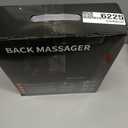 Neck and Back Massager for Pain Relief Deep Tissue with Heat, Shiatsu Shoulder Massager with Bi-Directional Rotating Head for Neck, Back, Shoulders, and Legs (Black)