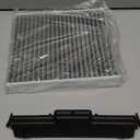 Carbon Cabin Air Filter kit Compatible with Dodge Ram 1500 2500 3500 4500 5500 2007-2012 Mazda CX-7 Air Conditioning Filter & Access Door Replace 68406048AA