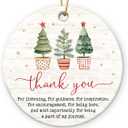 Retirement Gifts for Men and Women - 2025 Thank You Ceramic Ornaments for Christmas Decor, Retirement Party Decorations, Appreciation Gifts, Inspirational Gift for Friends, Teachers, Bosses